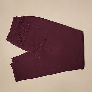 Wine Colored Maurices Skinny Jeans